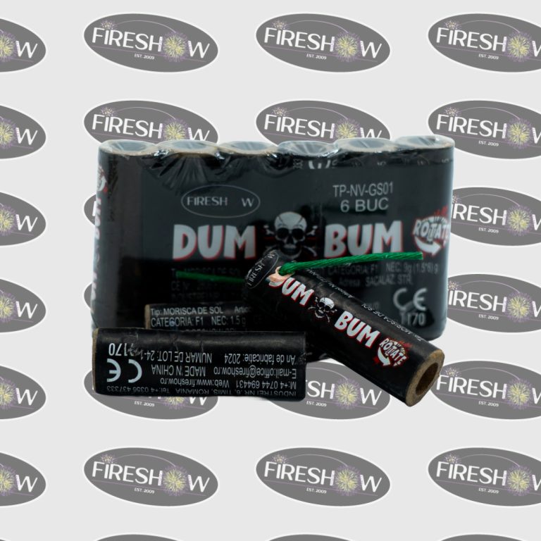 Emițător de sunet | Petarde DUM BUM Rotate 6 buc